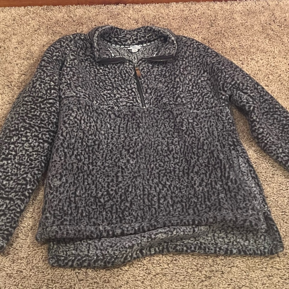 grey teddy jacket